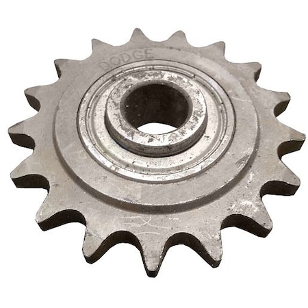 Dodge Industrial Idler Chain Sprocket, 5/8 in. Bore, 40 Chain Size, 18 Teeth 40BB18H